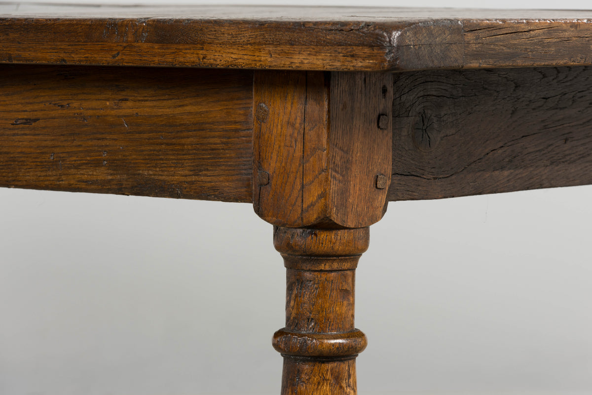 18th Century French Provincial Louis XIII Style Oak Table