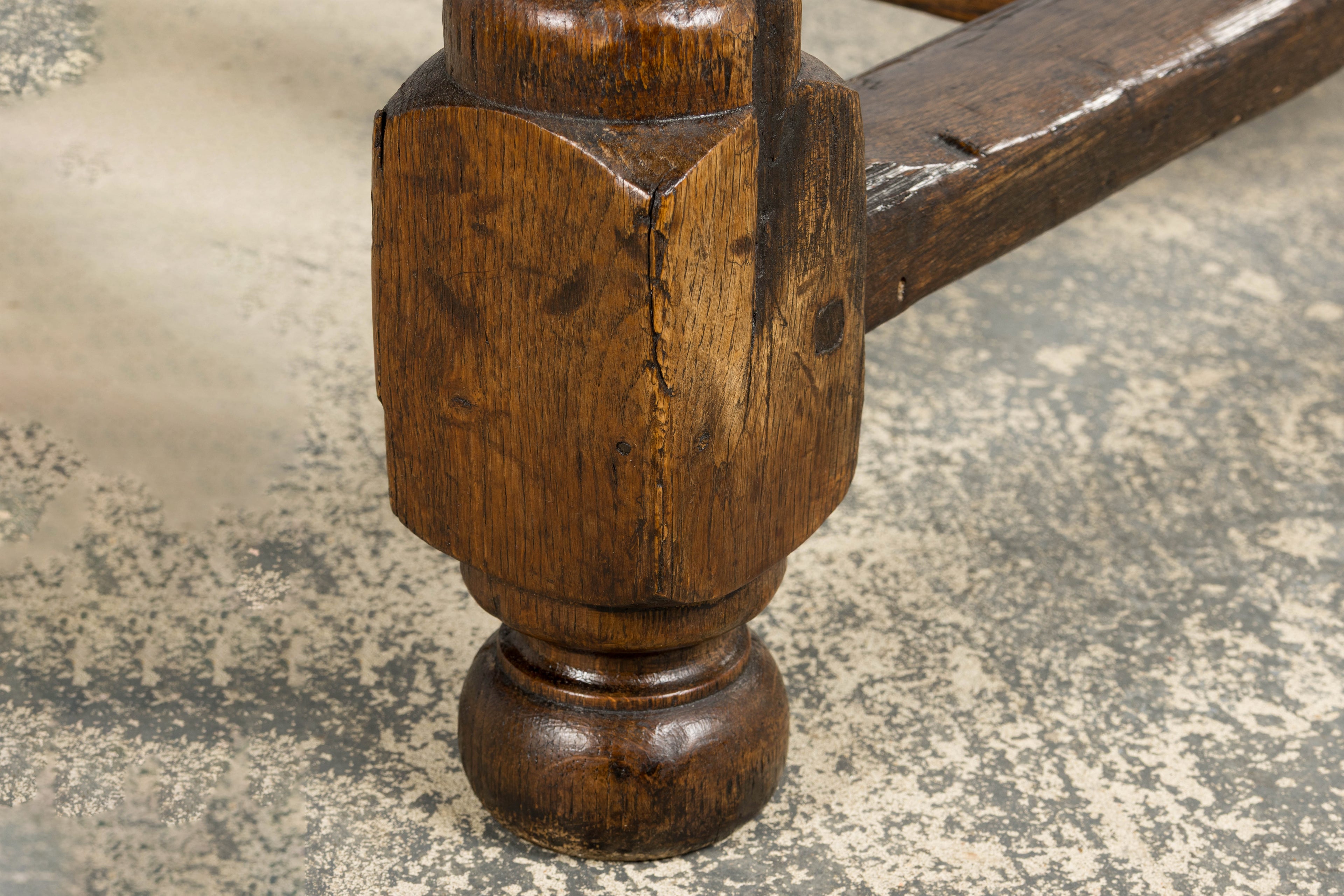 ON HOLD 18th Century French Provincial Louis XIII Style Oak Table