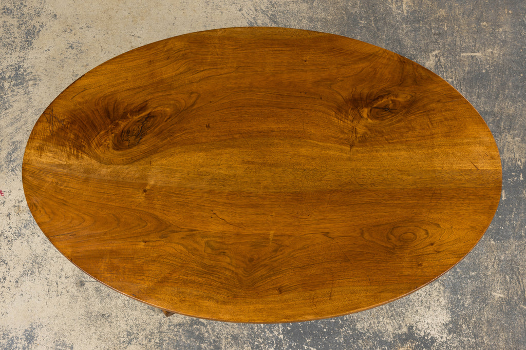 Antique French Louis Philippe Style Walnut Tilt-Top Gueridon Center Table