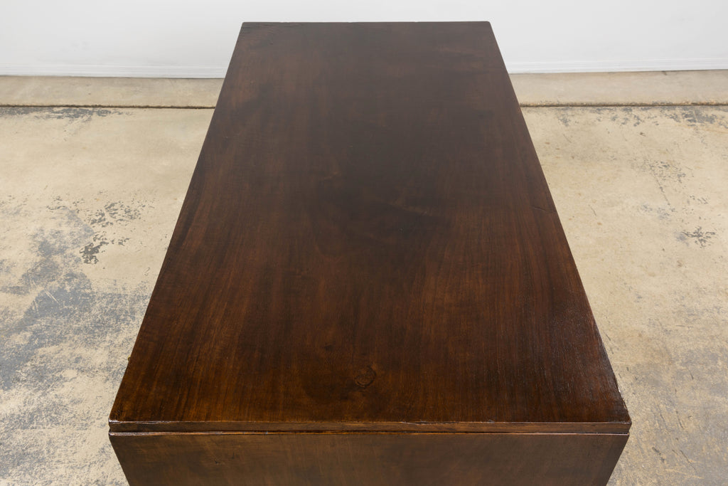 1930s French Art Deco Walnut Writing Desk