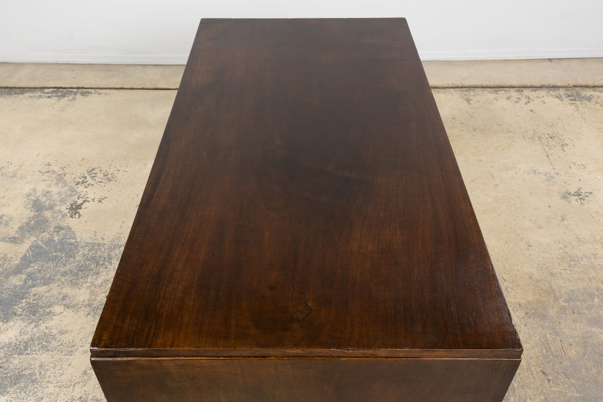 1930s French Art Deco Walnut Writing Desk