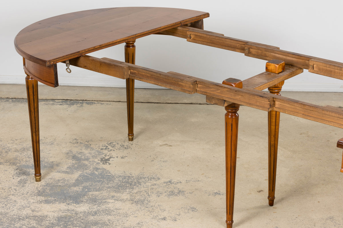 Antique French Louis XVI Style Extendable Dining Table