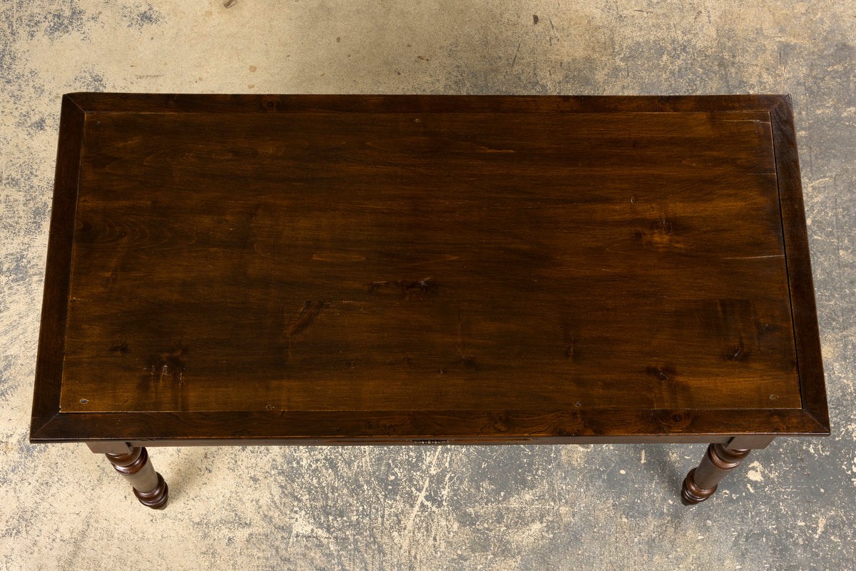 Antique Country French Louis Philippe Style Farmhouse Maple Table