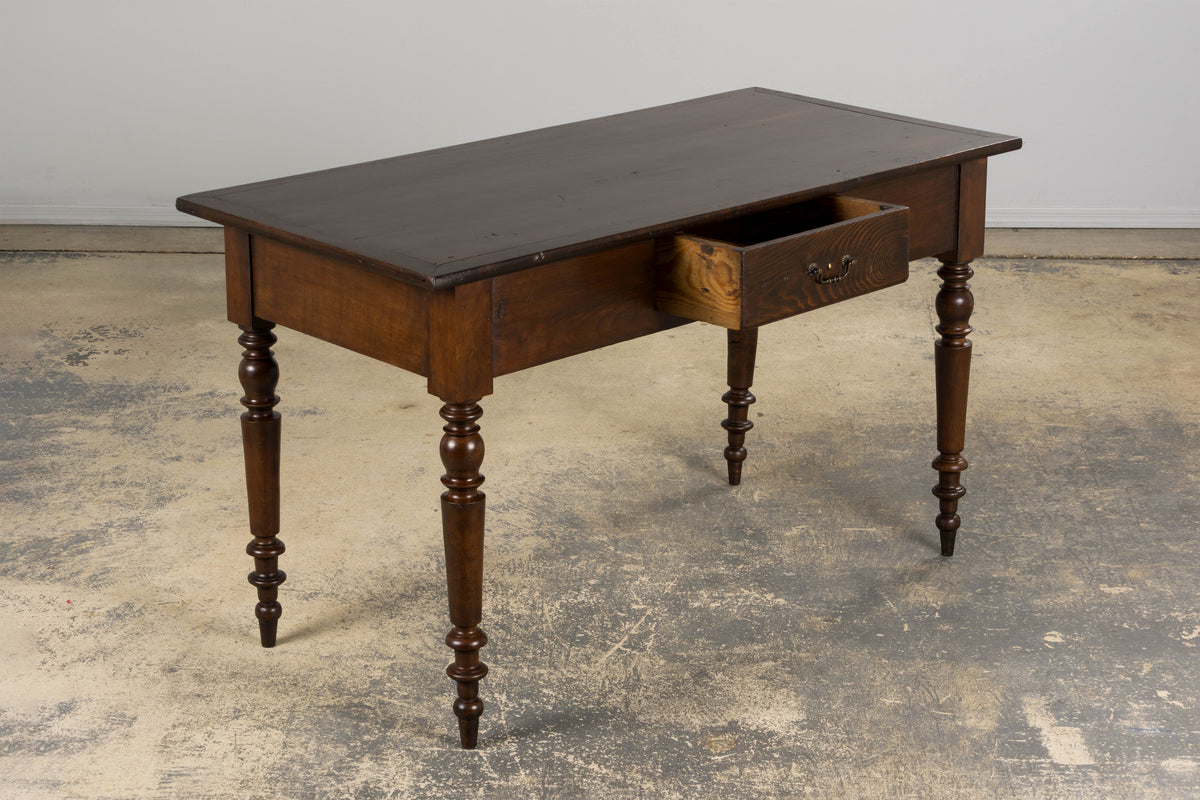 Antique Country French Louis Philippe Style Farmhouse Maple Table