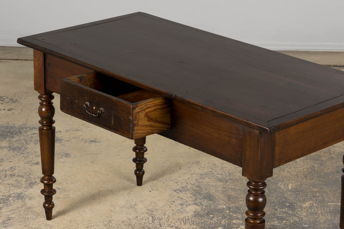 Antique Country French Louis Philippe Style Farmhouse Maple Table