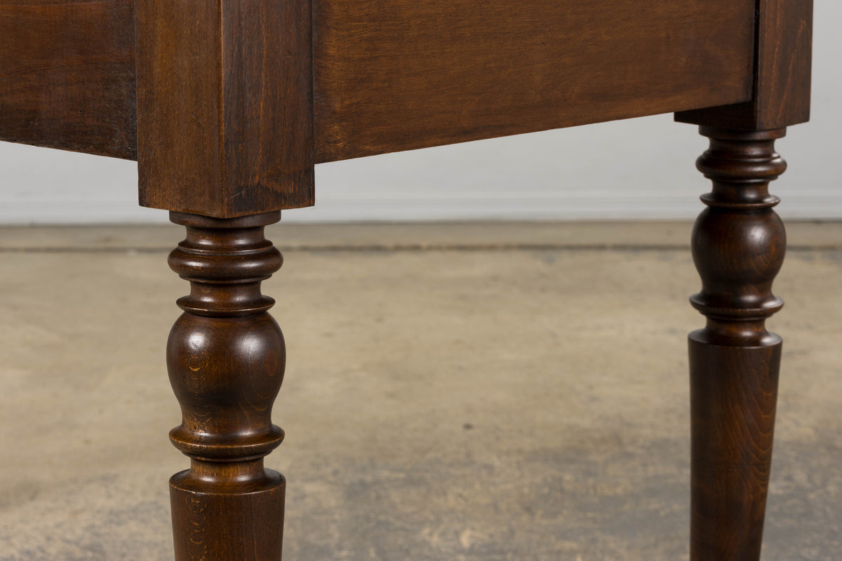 Antique Country French Louis Philippe Style Farmhouse Maple Table