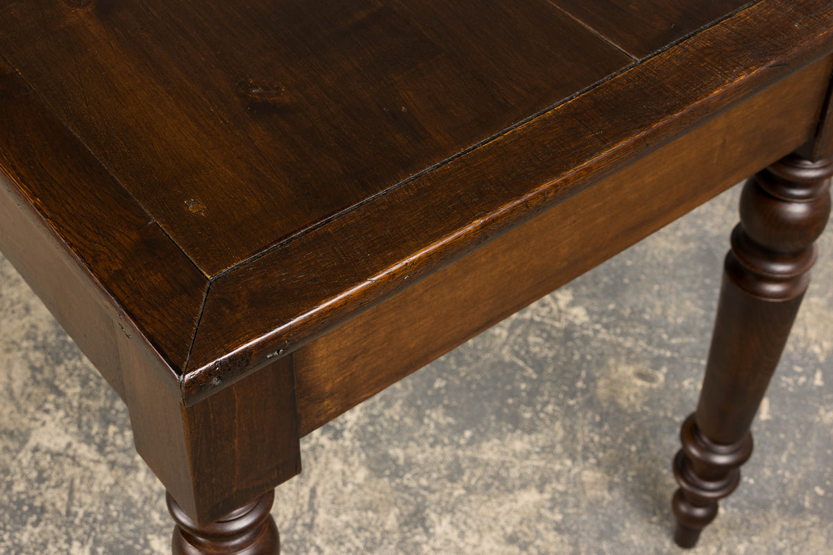 Antique Country French Louis Philippe Style Farmhouse Maple Table