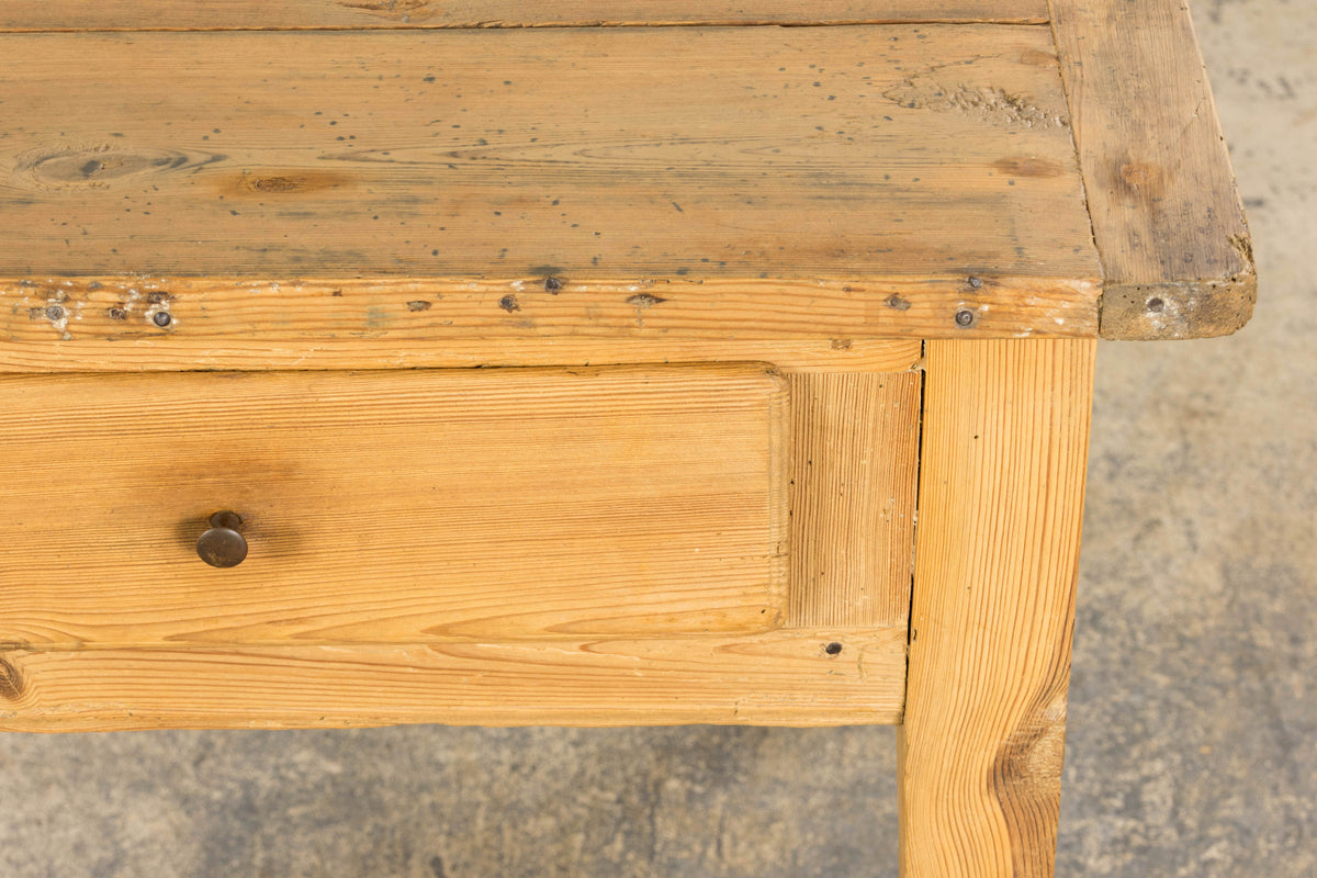 19th Century Country French Provincial Pine Farmhouse Island