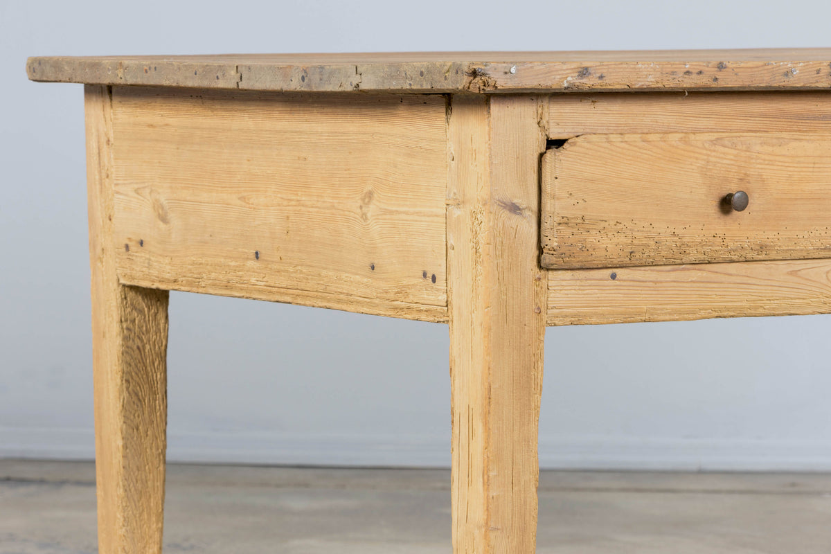 19th Century Country French Provincial Pine Farmhouse Island