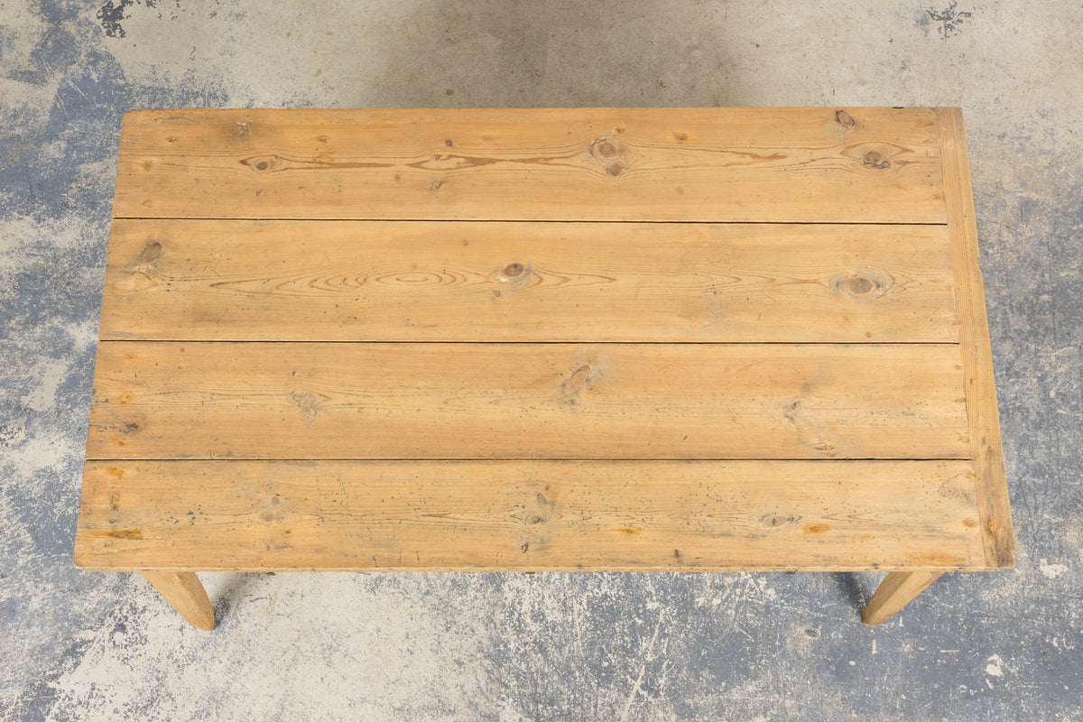 19th Century Country French Provincial Pine Farmhouse Island