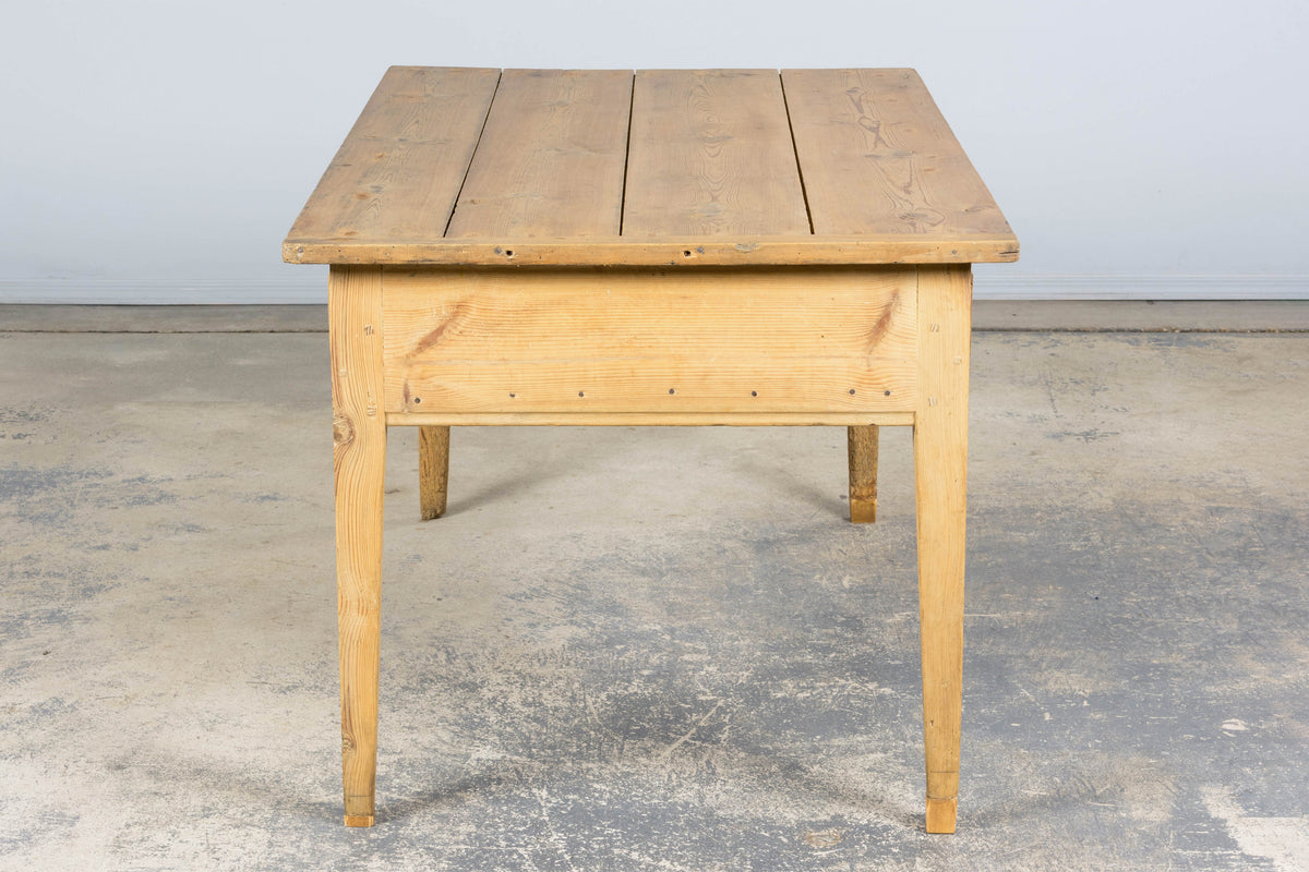 19th Century Country French Provincial Pine Farmhouse Island