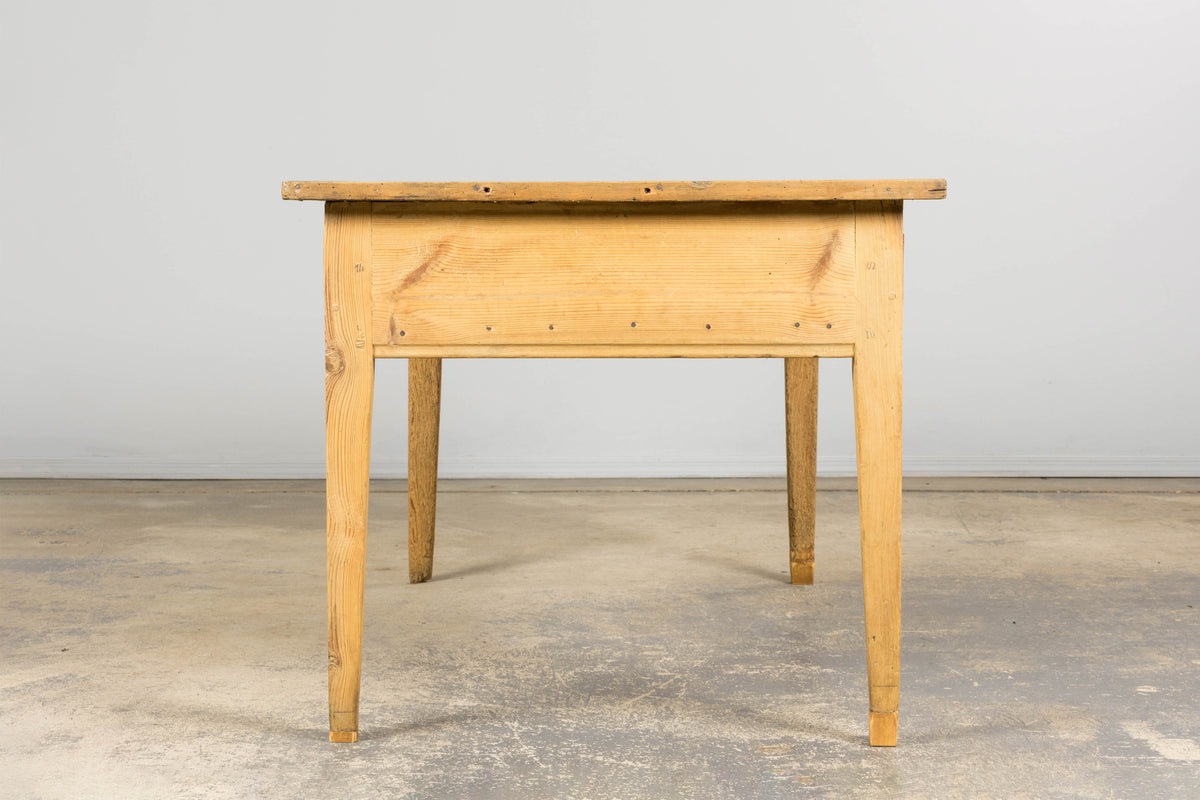 19th Century Country French Provincial Pine Farmhouse Island