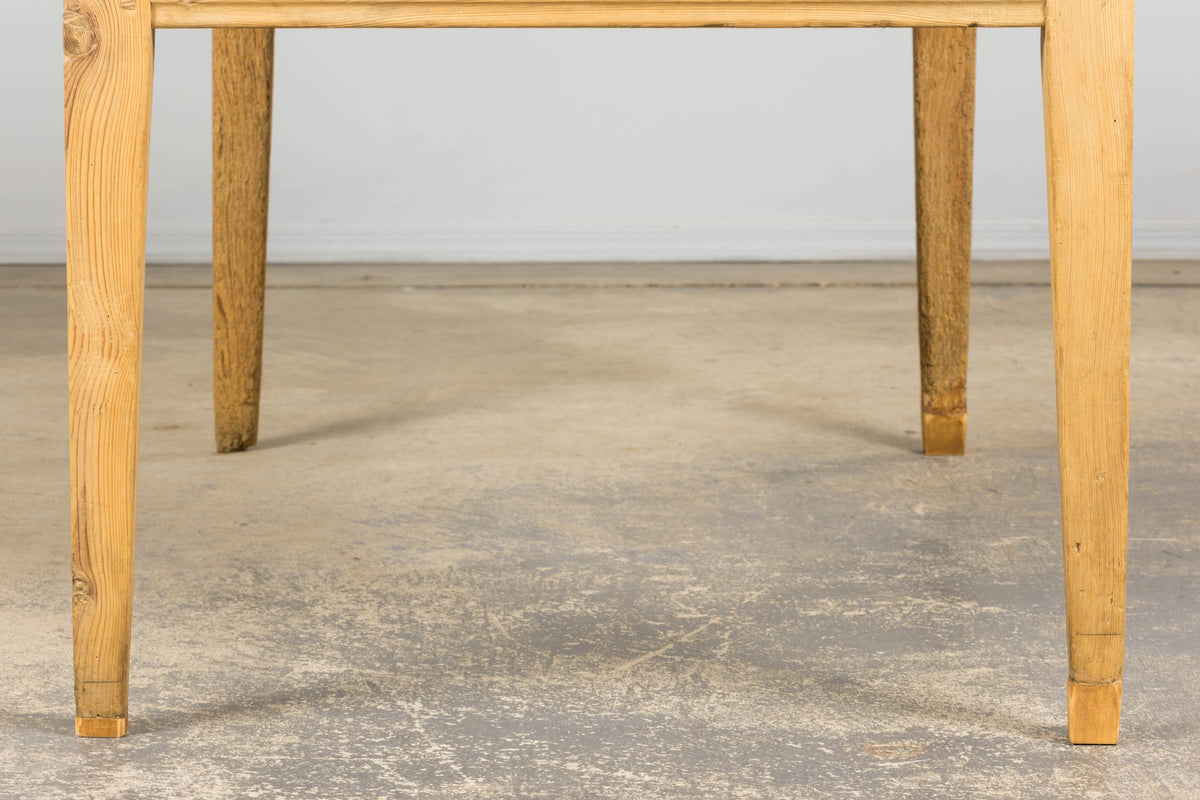 19th Century Country French Provincial Pine Farmhouse Island