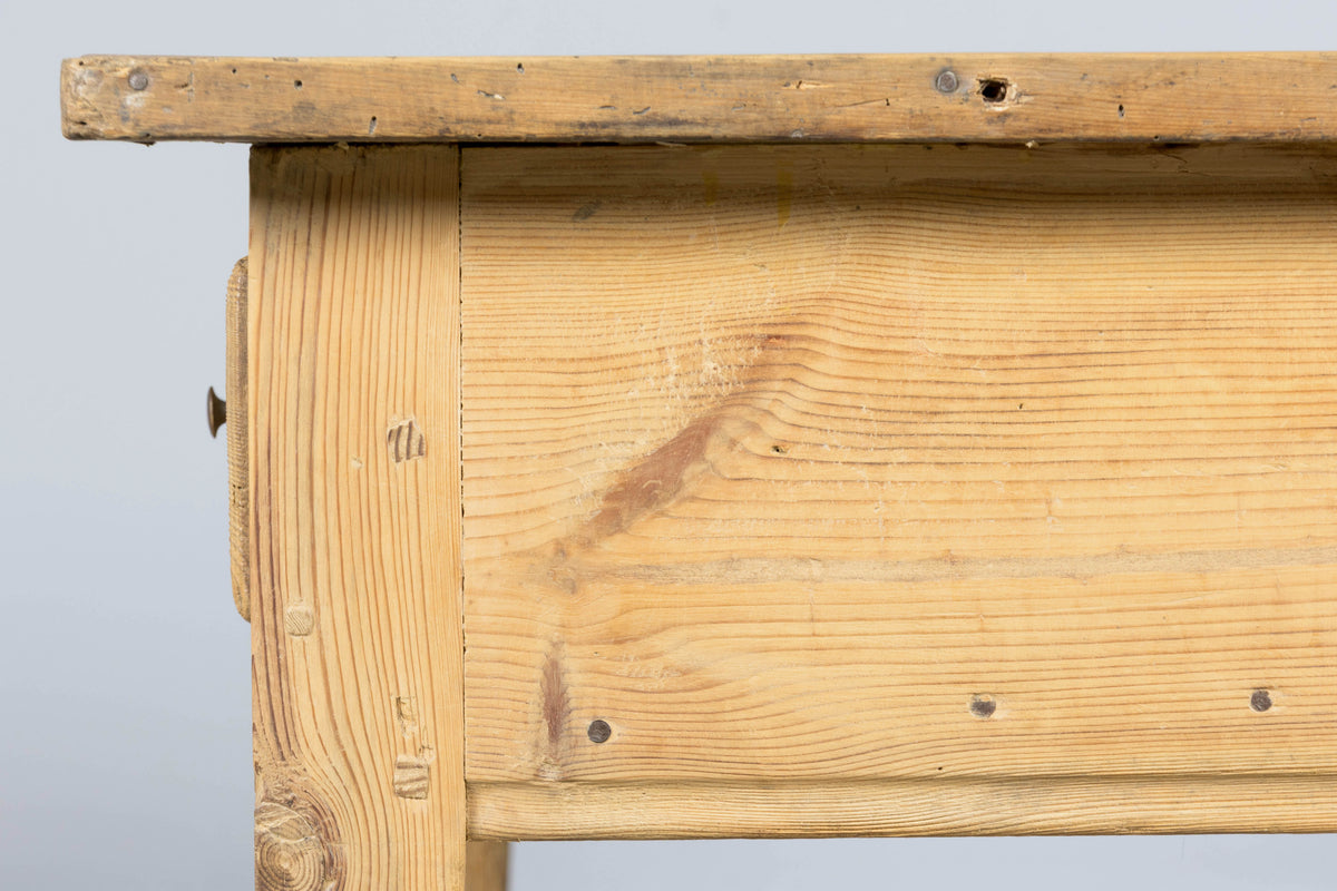 19th Century Country French Provincial Pine Farmhouse Island