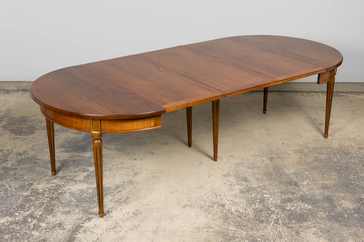 Antique French Louis XVI Style Extendable Dining Table