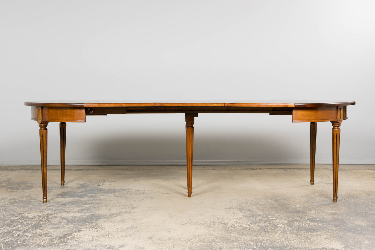 Antique French Louis XVI Style Extendable Dining Table