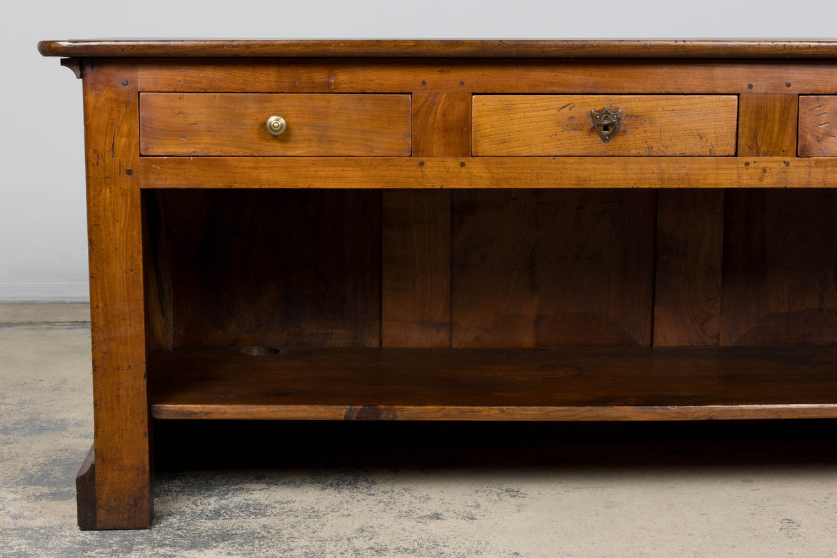 19th Century French Provincial Walnut Work Table