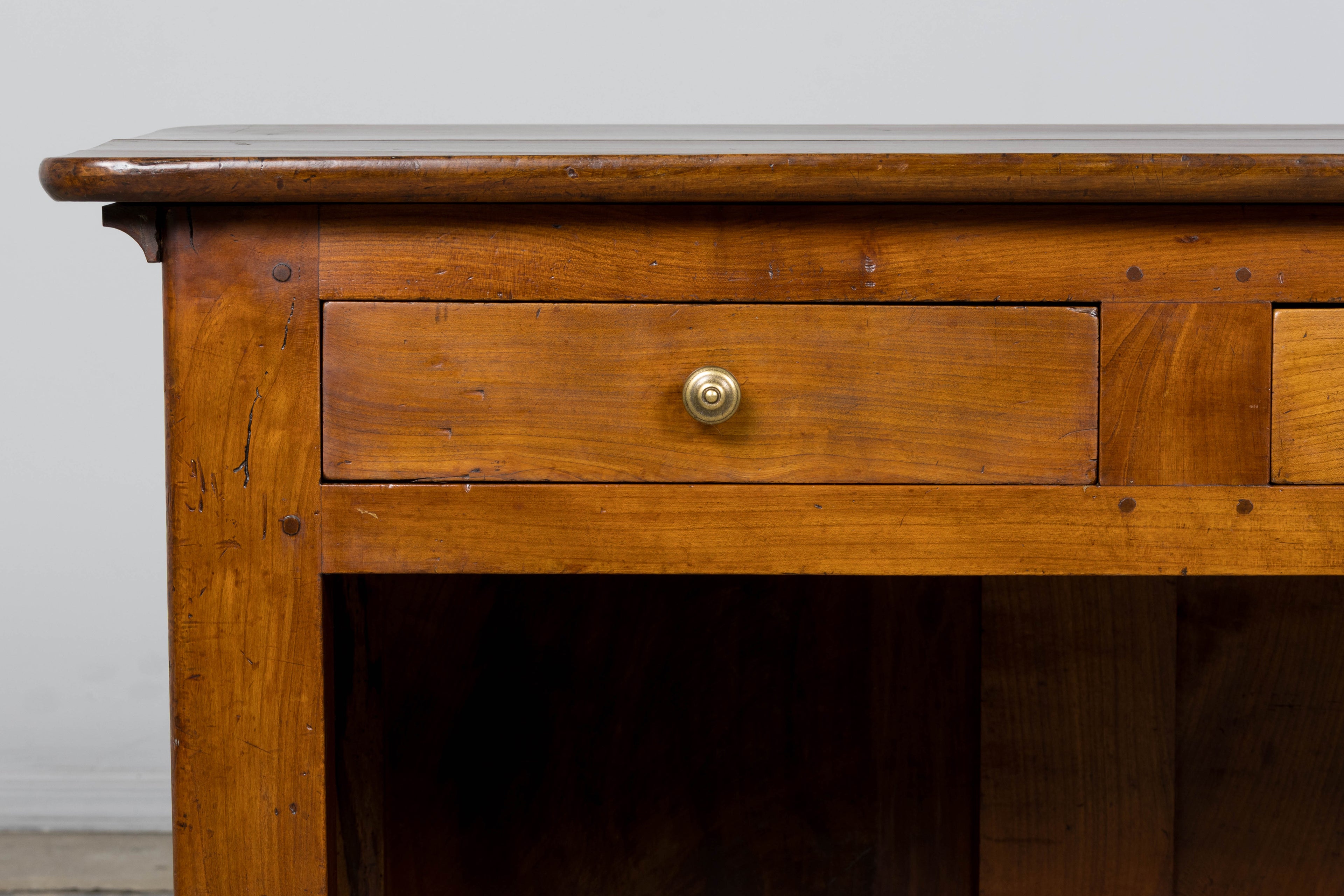 19th Century French Provincial Walnut Work Table