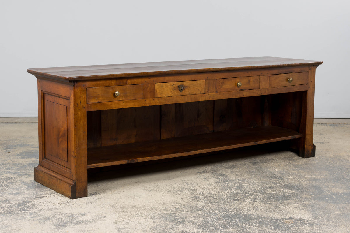19th Century French Provincial Walnut Work Table