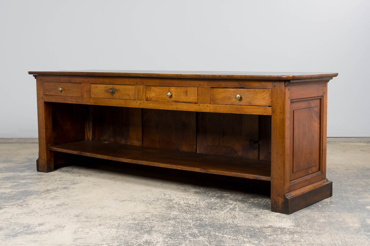 19th Century French Provincial Walnut Work Table