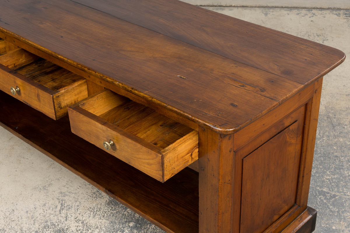 19th Century French Provincial Walnut Work Table