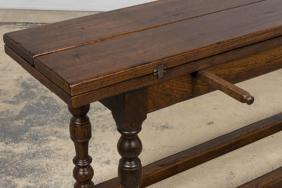 Early 19th Century  French Alpine Oak Folding Table