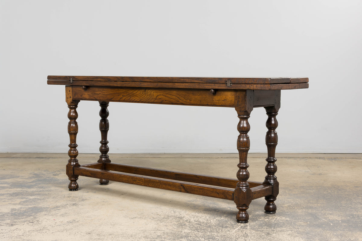 Early 19th Century  French Alpine Oak Folding Table
