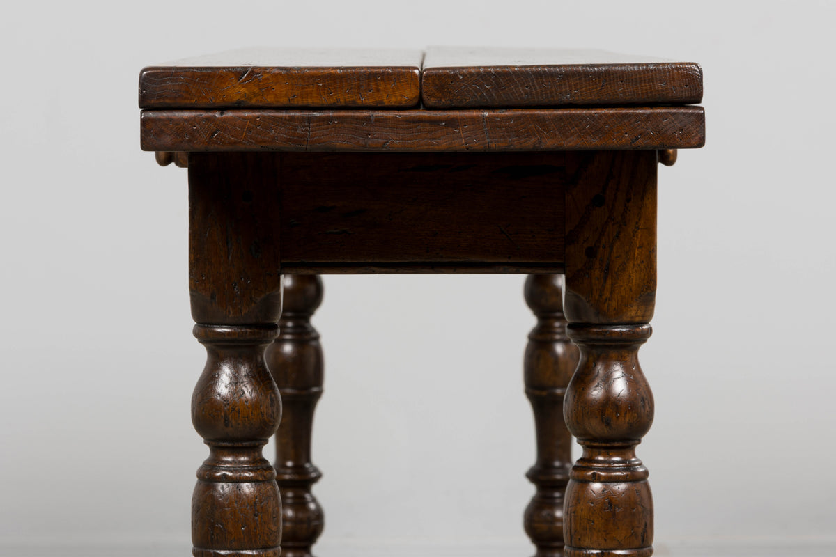 Early 19th Century  French Alpine Oak Folding Table