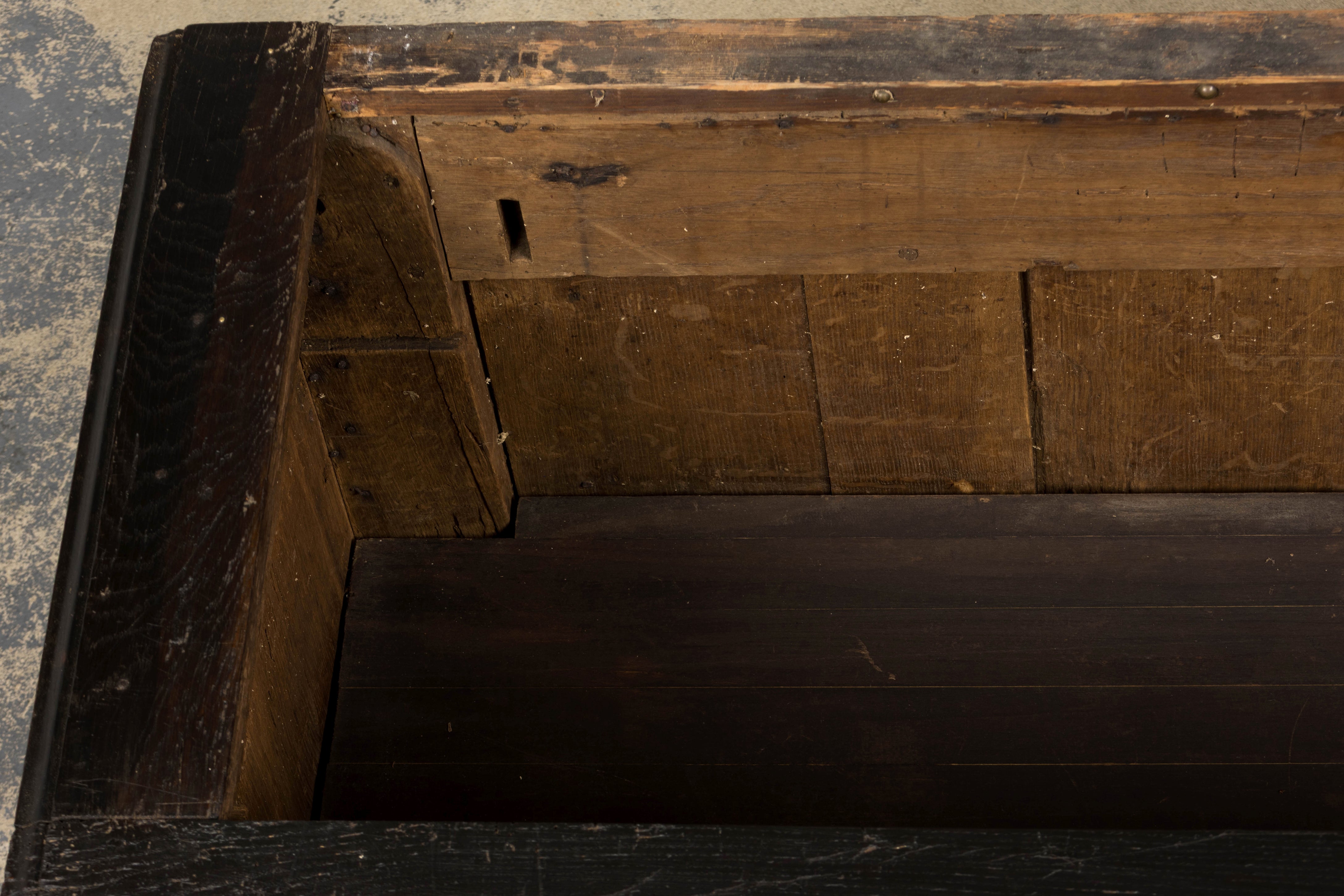 18th Century French Renaissance Carved Oak Cupboard Buffet