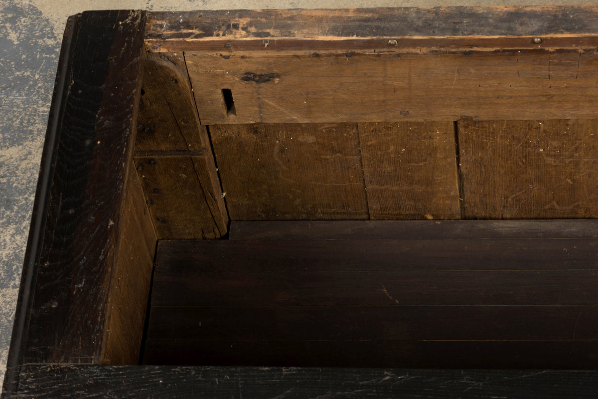 18th Century French Renaissance Carved Oak Cupboard Buffet