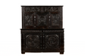 ON HOLD 18th Century French Renaissance Carved Oak Cupboard Buffet