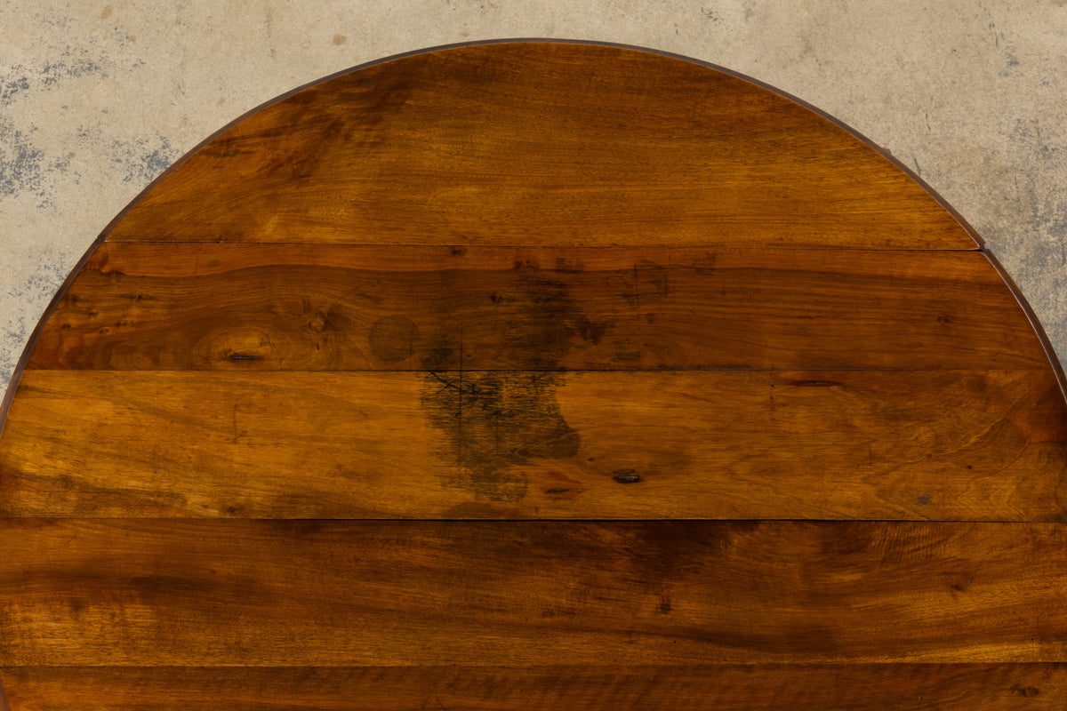 Antique Country French Provincial Maple Drop Leaf Table