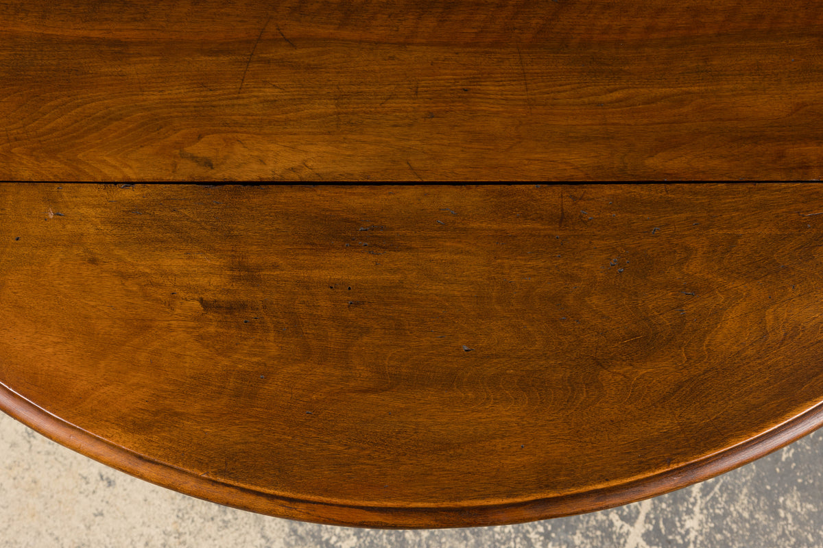 Antique Country French Provincial Maple Drop Leaf Table