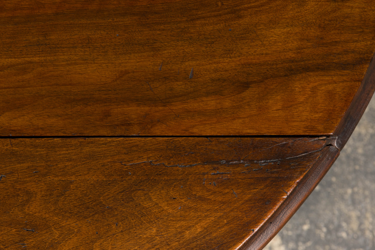 Antique Country French Provincial Maple Drop Leaf Table
