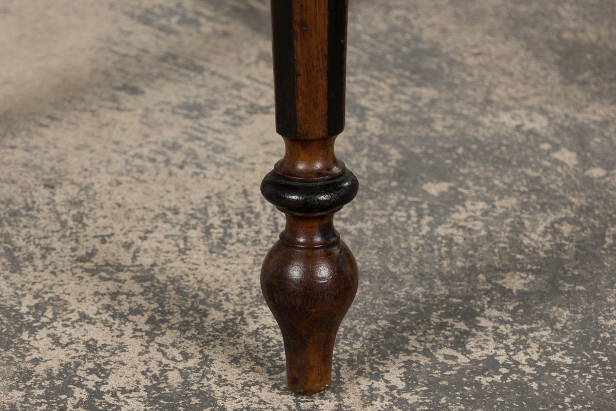 19th Century French Napoleon III Walnut Side Chairs W/ Cane Seats - A Pair