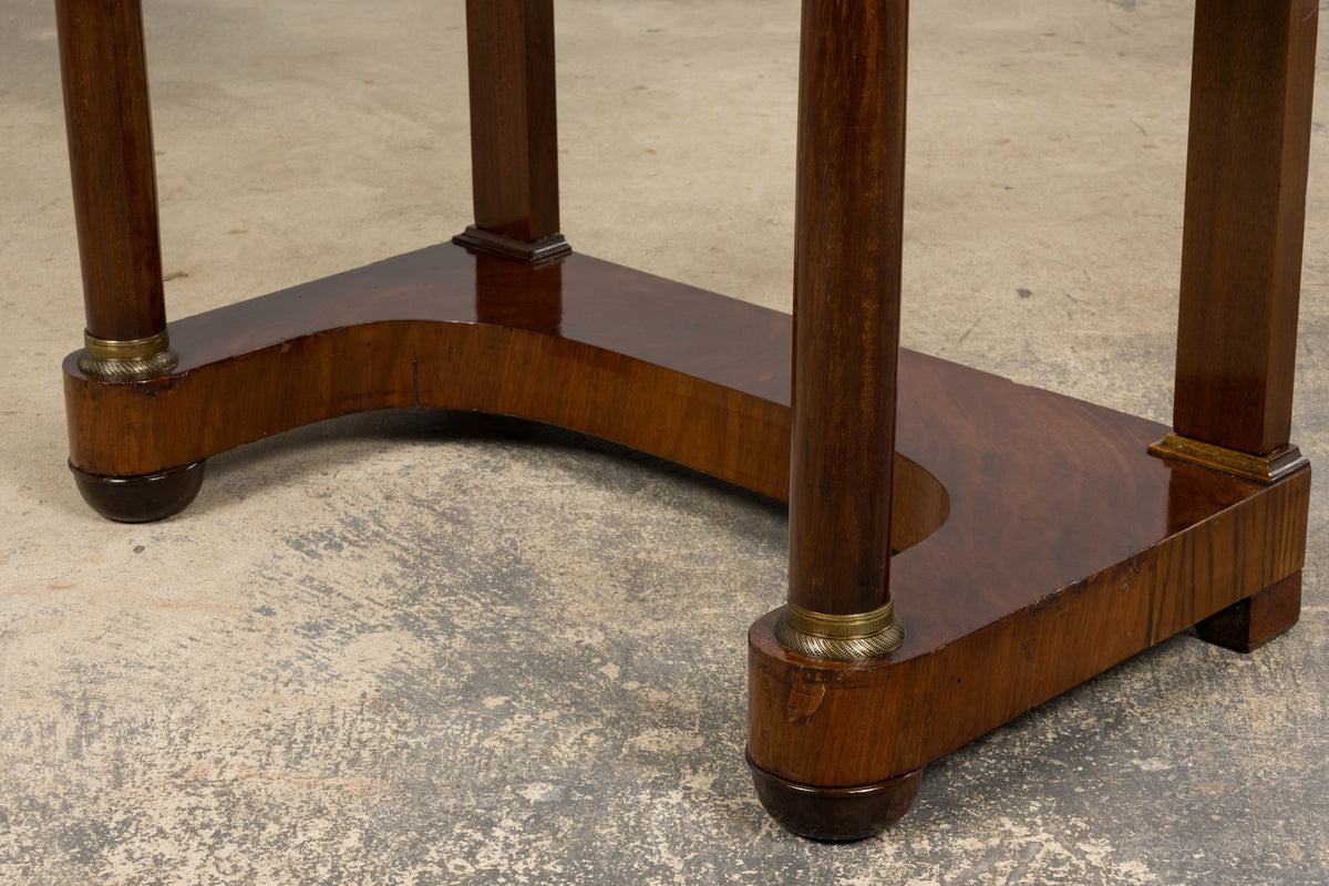 Early 19th Century French Empire Mahogany Secretary W/ Mirror