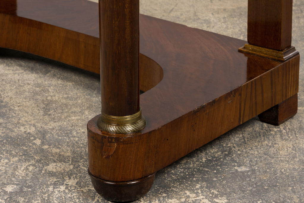 Early 19th Century French Empire Mahogany Secretary W/ Mirror