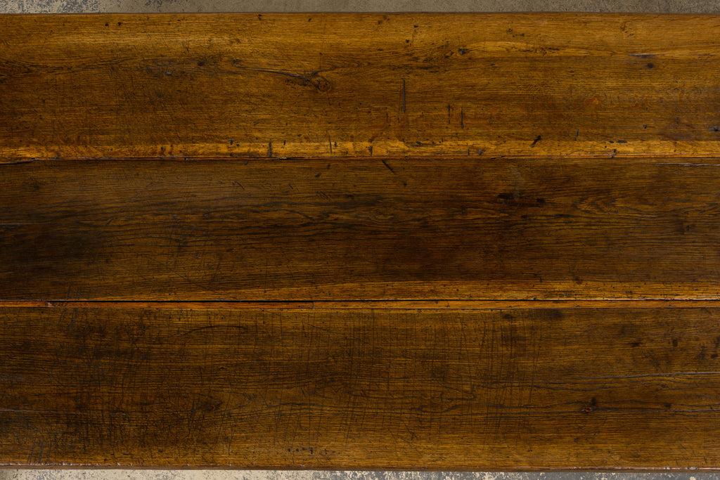 ON HOLD Early 19th Century Country French Farmhouse Oak Kitchen Table