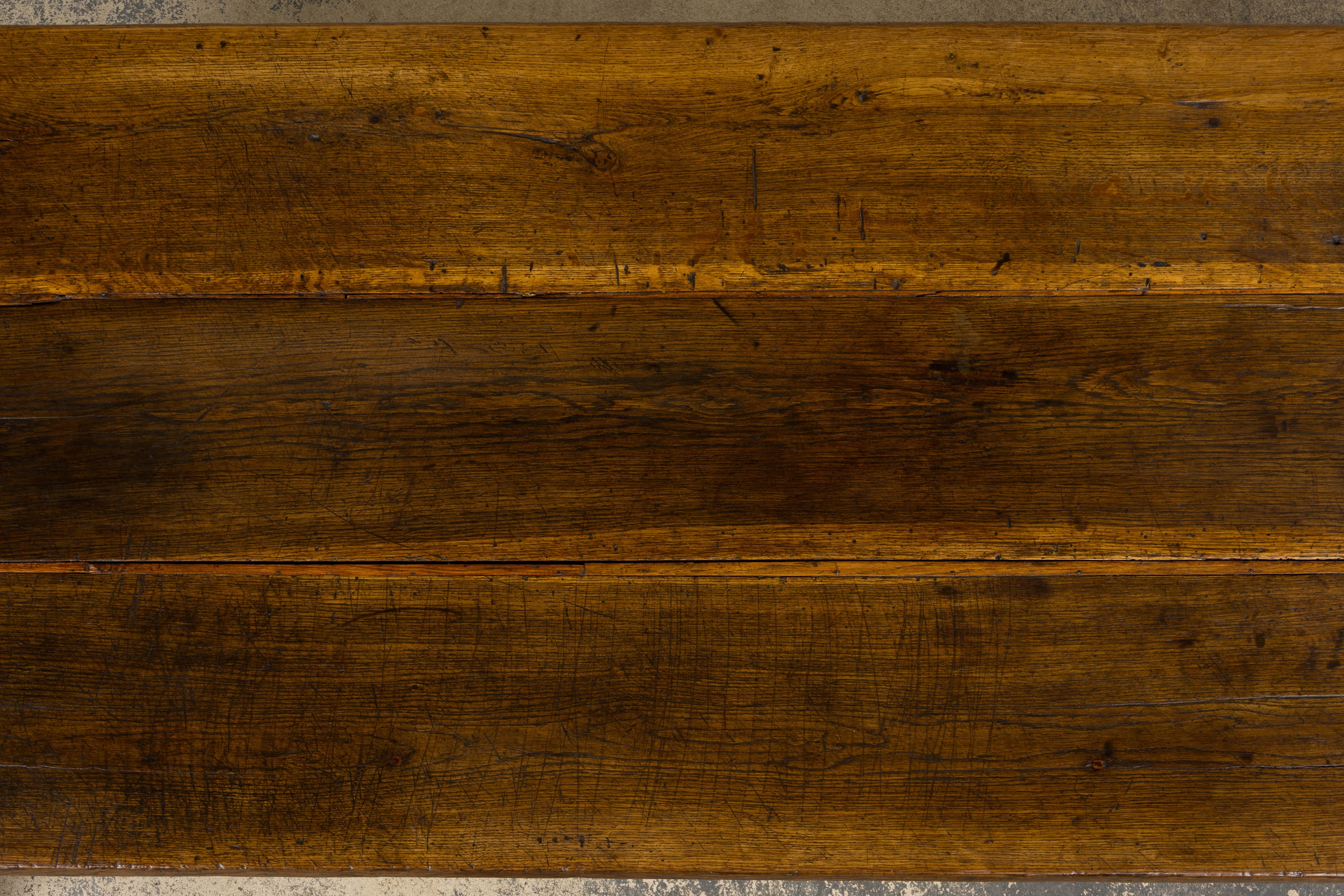 ON HOLD Early 19th Century Country French Farmhouse Oak Kitchen Table