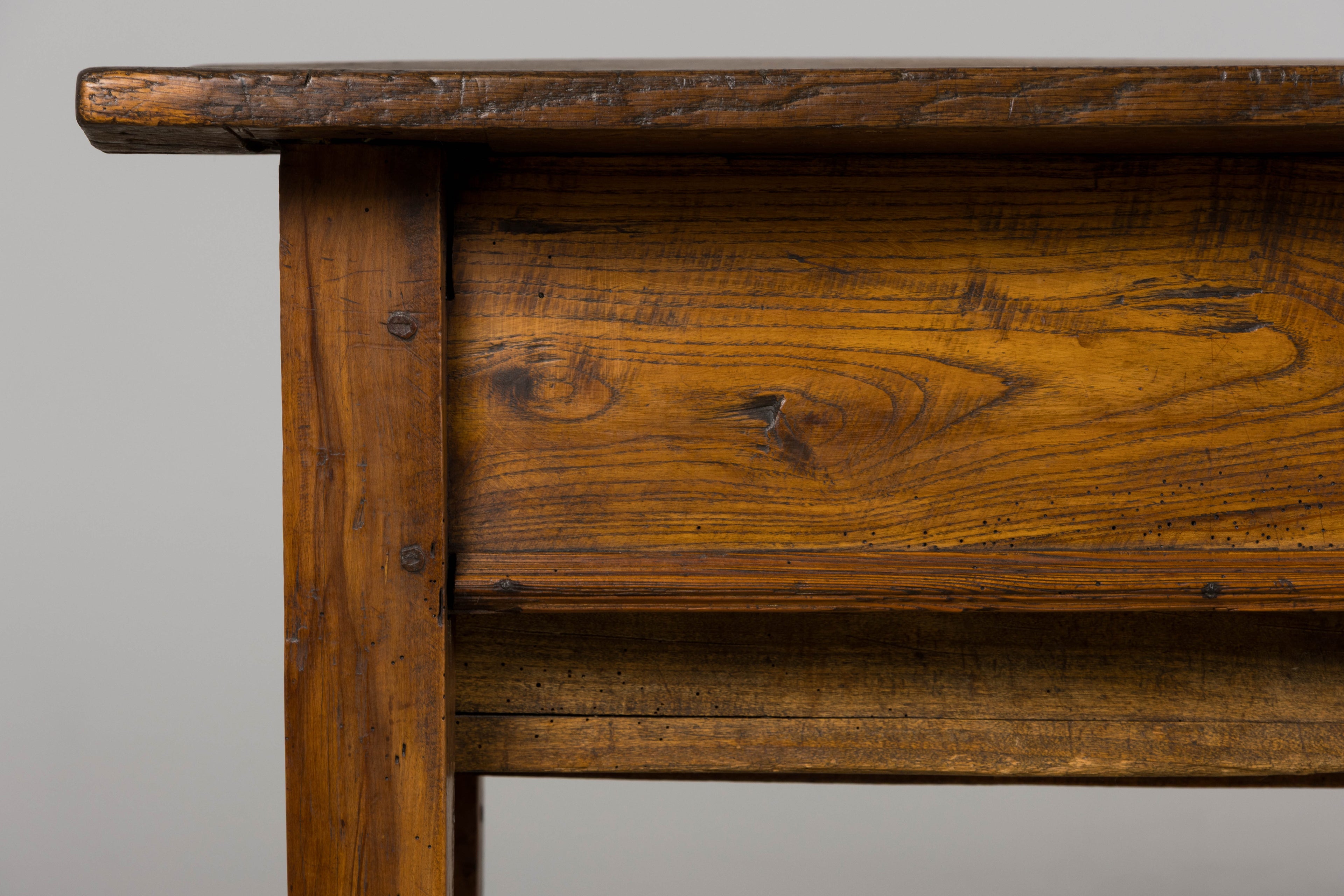 ON HOLD Early 19th Century Country French Farmhouse Oak Kitchen Table