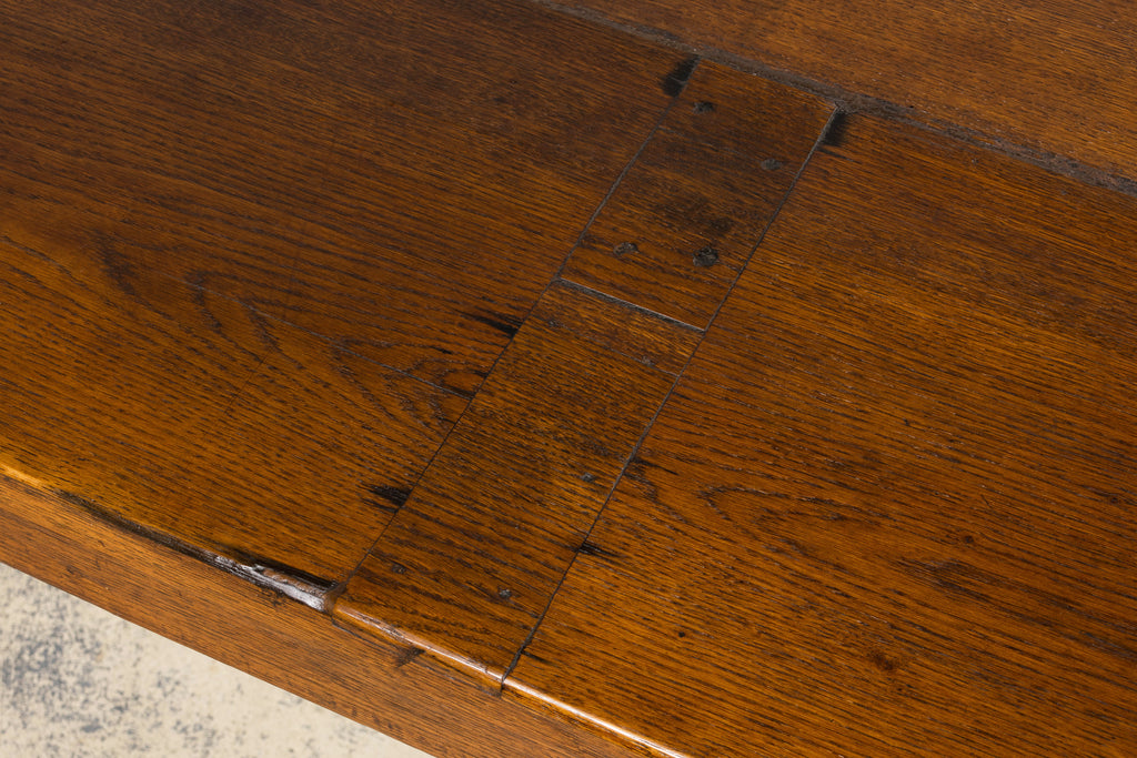 18th Century French Monastery Oak Trestle Dining Table