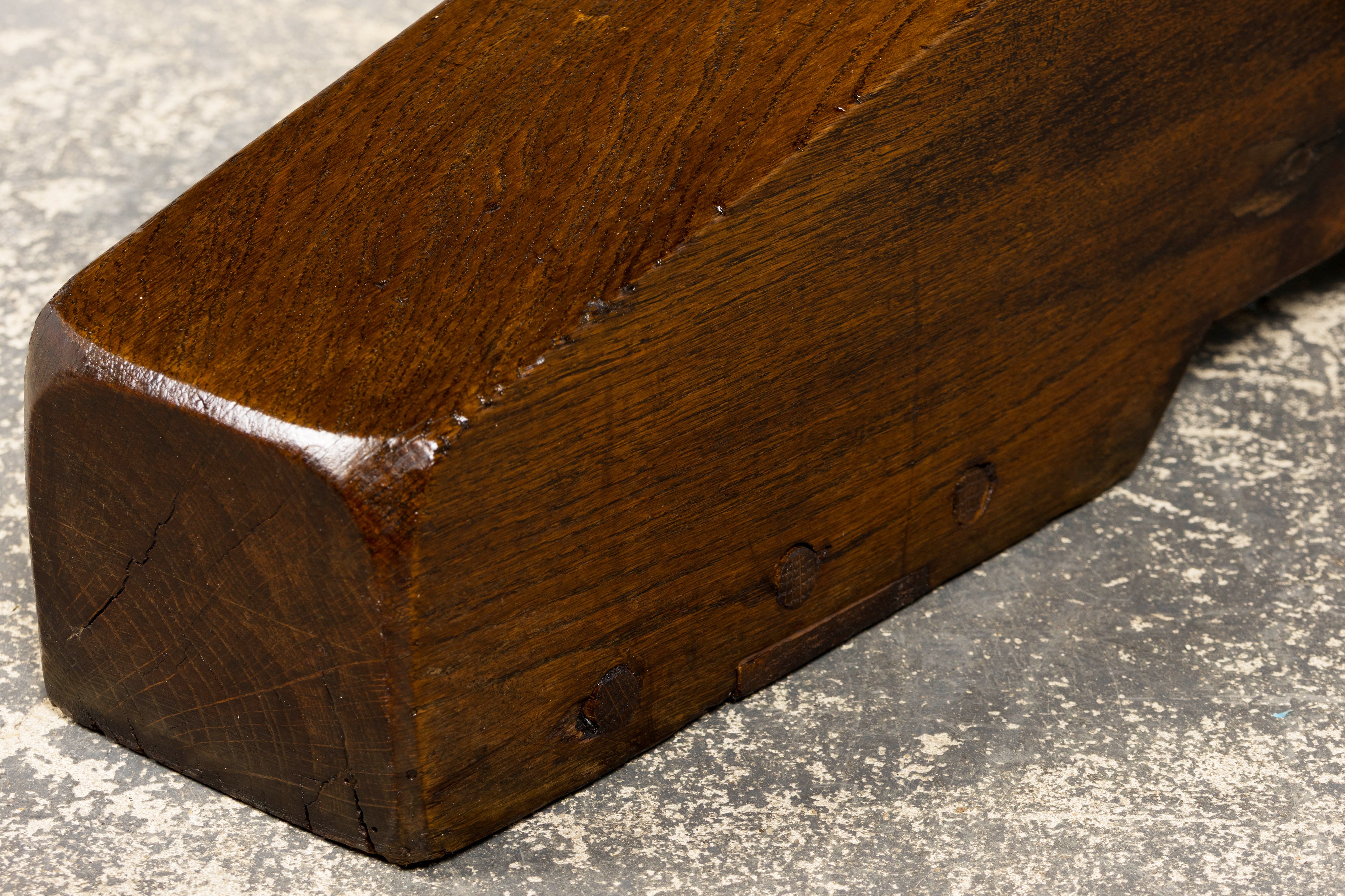 18th Century French Monastery Oak Trestle Dining Table