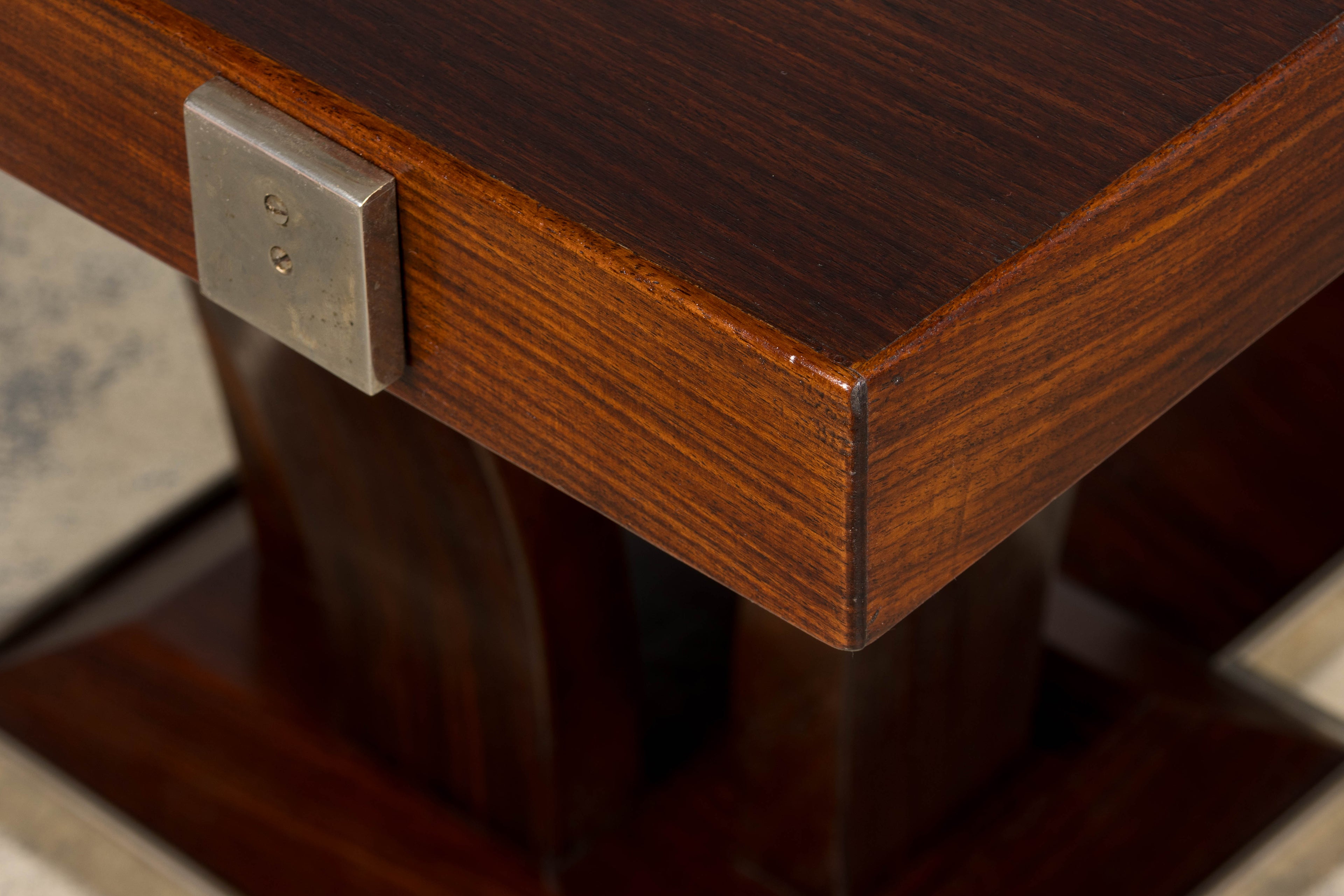 1930s Parisan Art Deco Rosewood Dining Table