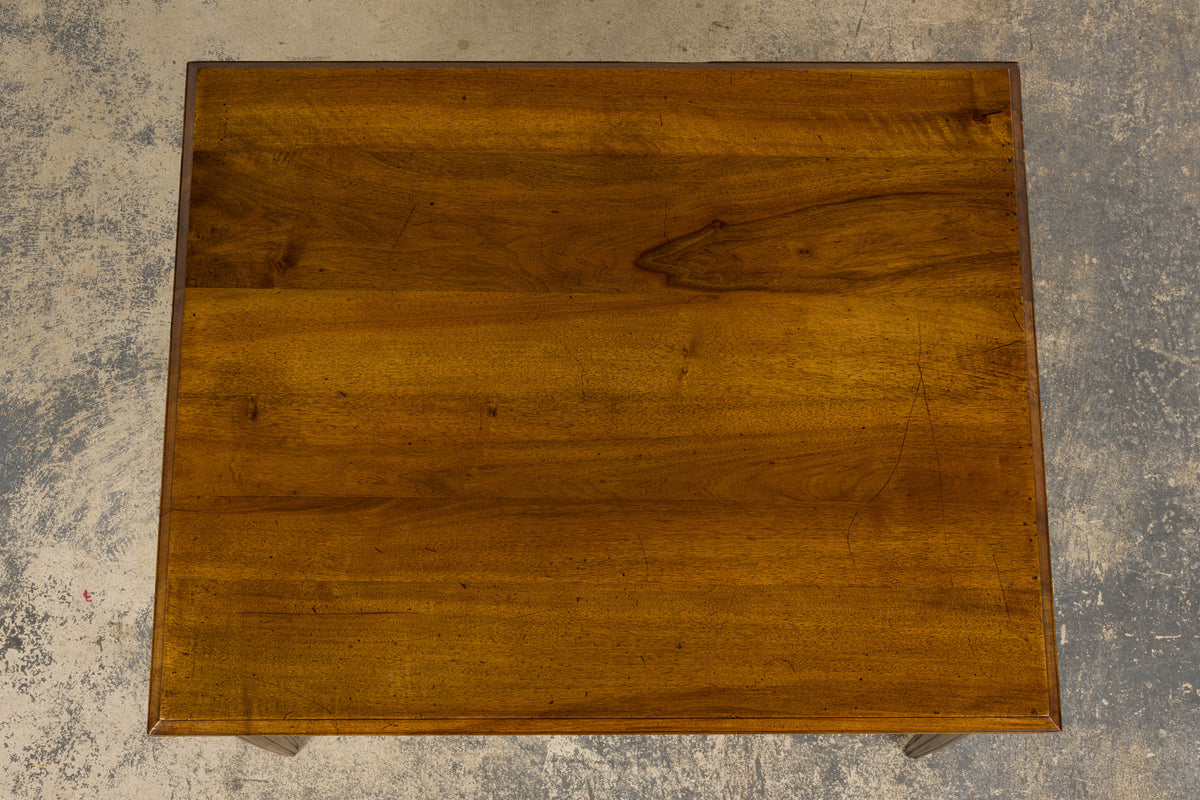 1920s French Art Deco Walnut Writing Table