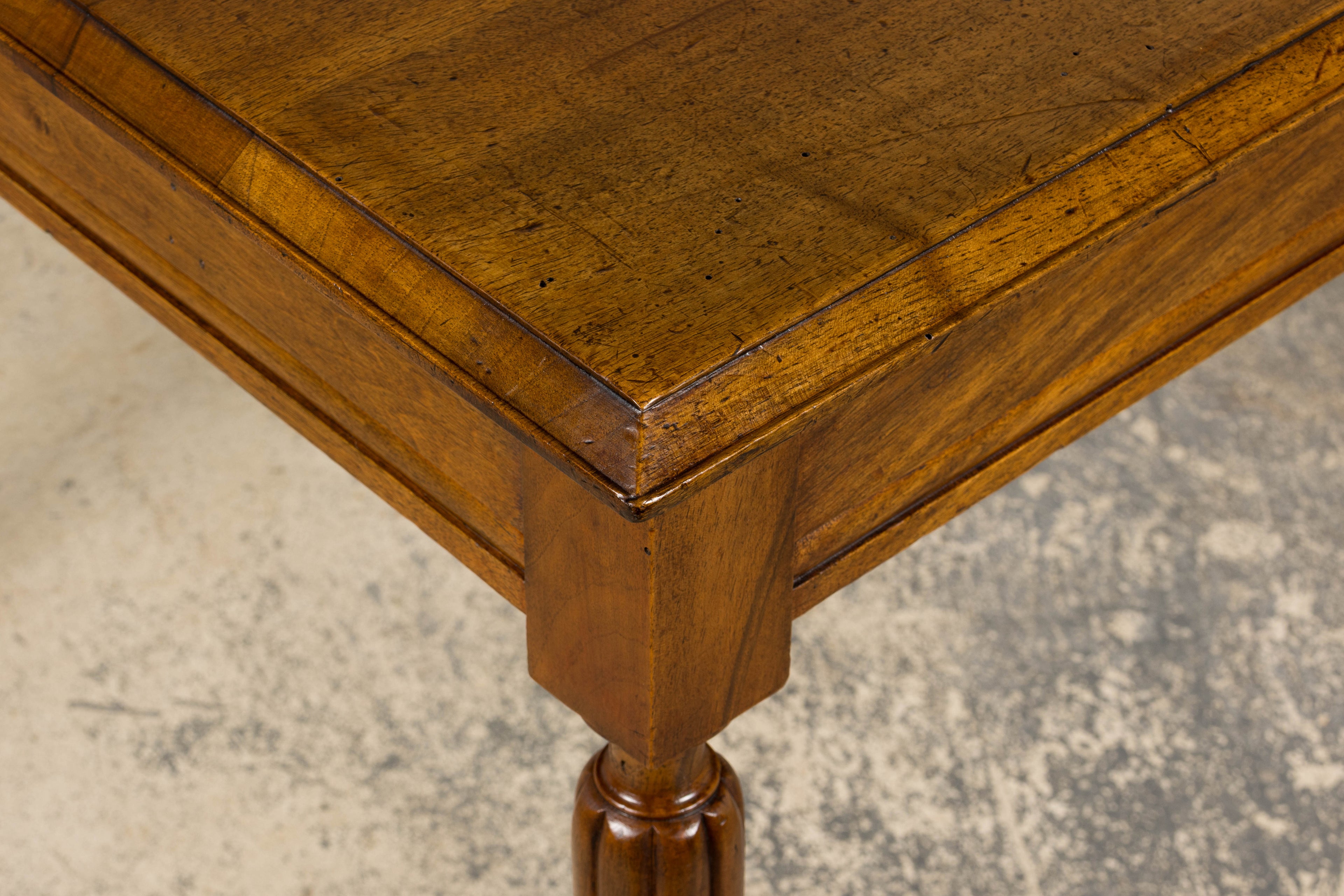 1920s French Art Deco Walnut Writing Table