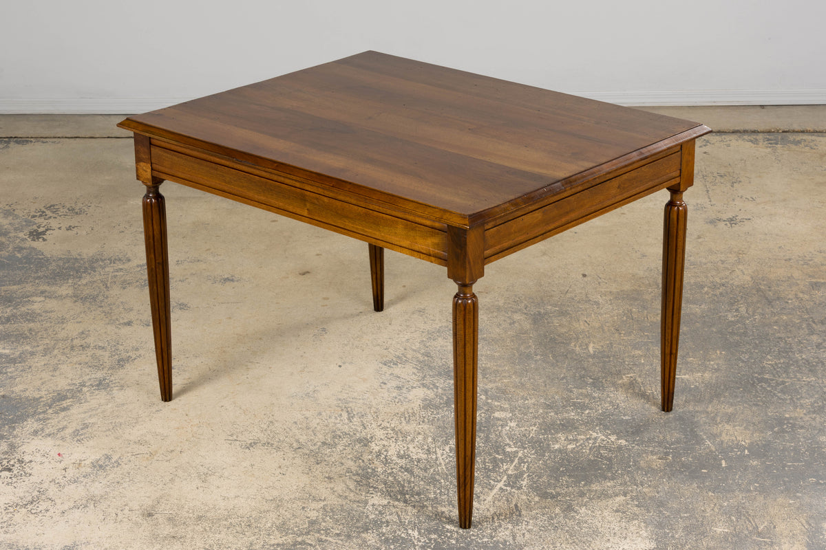 1920s French Art Deco Walnut Writing Table