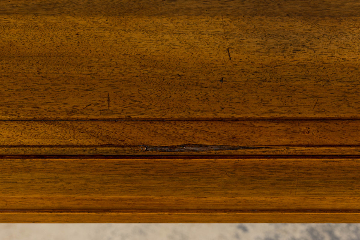 1920s French Art Deco Walnut Writing Table