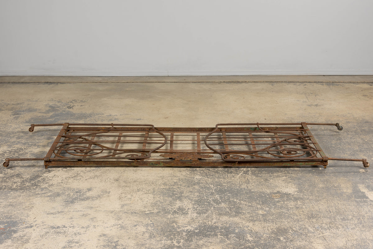 19th Century French Napoleon III Wrought Iron Outdoor Daybed