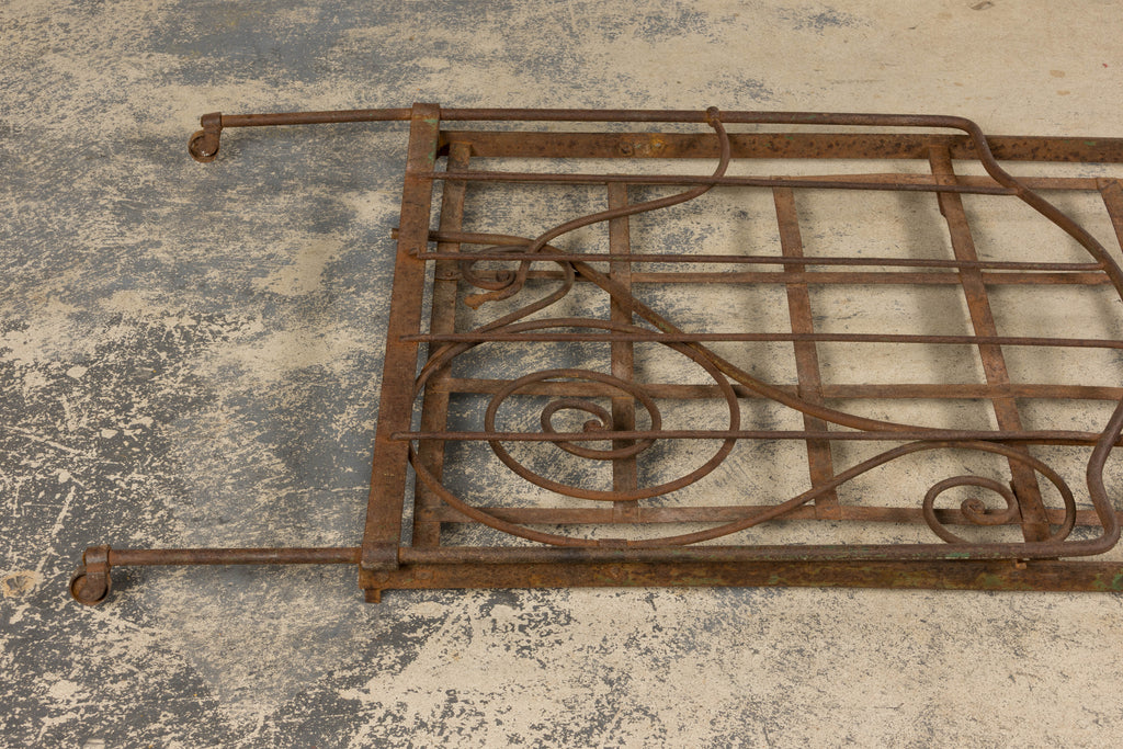 19th Century French Napoleon III Wrought Iron Outdoor Daybed