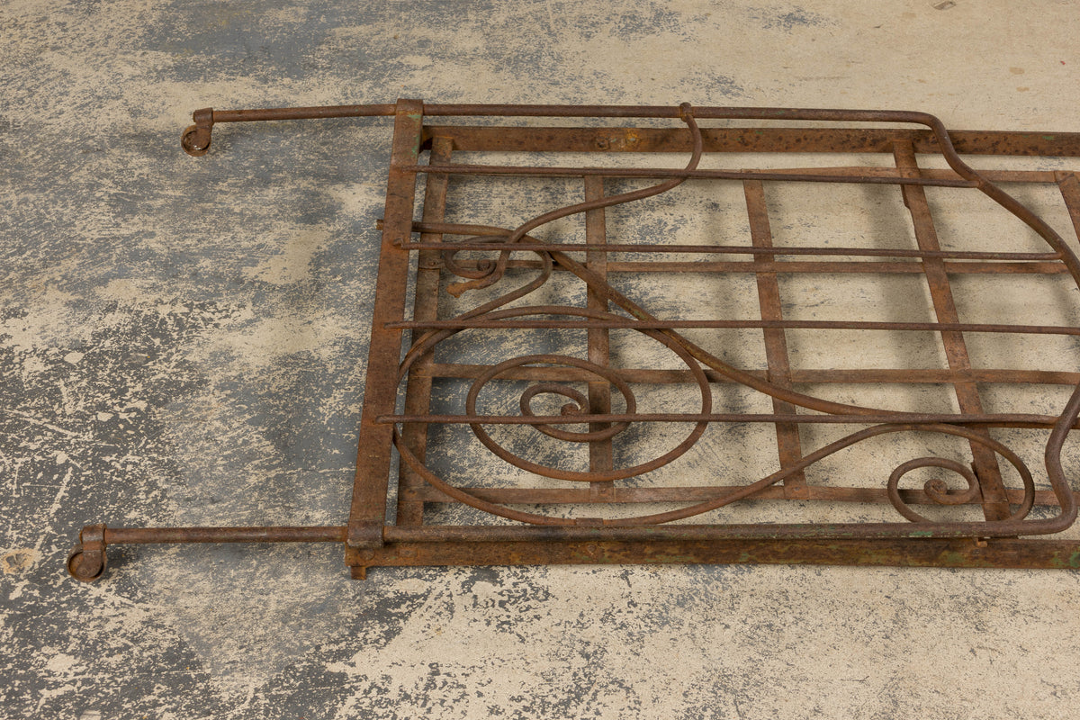 19th Century French Napoleon III Wrought Iron Outdoor Daybed